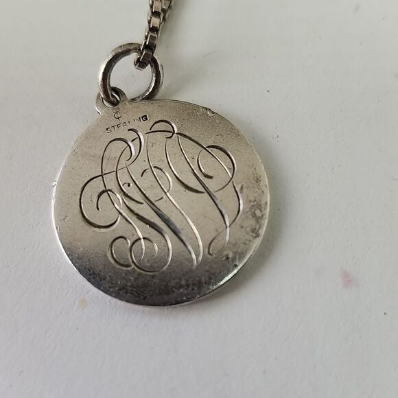 Vintage Sterling Silver Saint Christopher Pendant From Italy - Picture 5 of 8